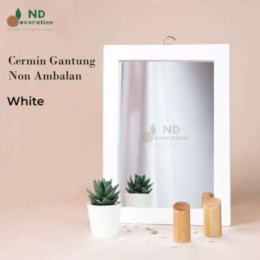 ND Cermin Gantung Aesthetic Cermin Dinding Kayu Jati Belanda Cermin Kamar Mandi Cermin Gantung Ambal