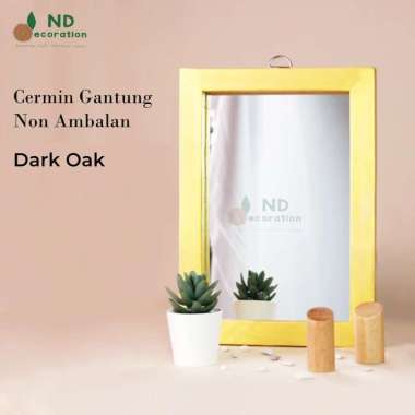 ND Cermin Gantung Aesthetic Cermin Dinding Kayu Jati Belanda Cermin Kamar Mandi Cermin Gantung Ambal