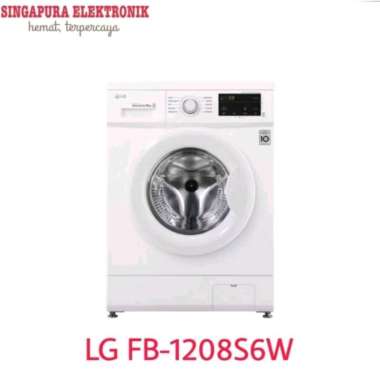 LG Mesin Cuci 1 Tabung Buka depan 8kg FB-1208S6W