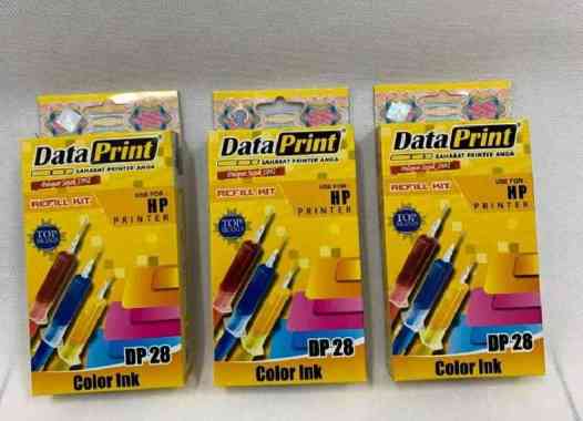 TINTA DATA PRINT DP 028 COLOUR / TINTA SUNTIK HP WARNA
