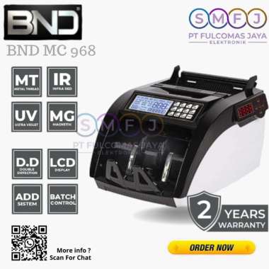 BND MC 968 Mesin Penghitung Uang Baru Lama MC968 UANG RUPIAH BARU IDR GARANSI RESMI