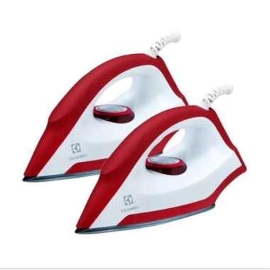 Setrika Kering Electrolux EDI1004 Merah, Setrika Kering Non-Stick