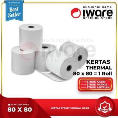 Kertas Struk Kasir Thermal 80x80 mm Paper Roll