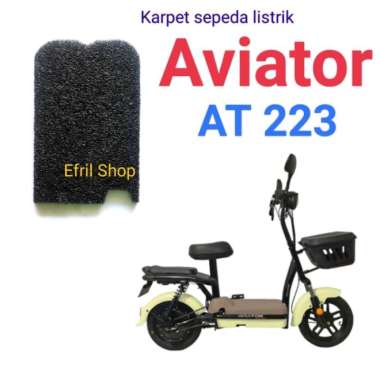 Karpet sepeda listrik AVIATOR AT 223 AT223 Hitam