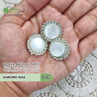 1 PCS KANCING BAJU / KANCING HIAS 054 +/- 2 CM