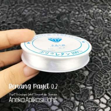 BENANG PAYET NYLON 1 ROL PANJANG -/+ 200 METER
