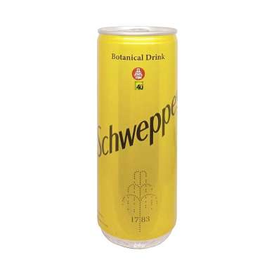 SCHWEPPES - Minuman Ringan Soda - 250 ml KALENG BOTANICAL DRINK