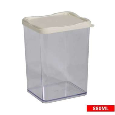 Food Container High 880 ml (9x10x14 cm) - Korea No.1 Food container toples bening transparan plastik