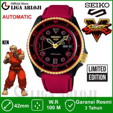 Seiko 5 Sports Street Fighter SRPF20K1 KEN LIMITED EDITION Jam Tangan Pria Automatic Original SRPF20