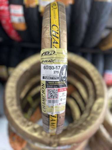 FDR TT DRAXSTAR BAN MOTOR NON TUBLESS CHAMPION RING 17