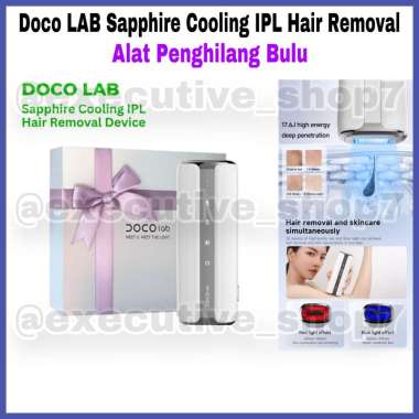 Doco LAB Sapphire Cooling IPL Hair Removel Alat Penghilang Bulu
