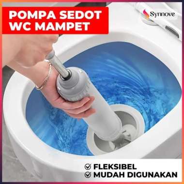 Pompa WC Mampet Fleksibel Pembersih Saluran Pipa Tersumbat Pendorong Anti Sumbat Saluran Air Mampet 