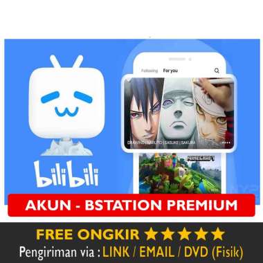 Akun Bstation Bilibili TV Lifetime Premium B-Station Bili Bili Account Auto Renewal