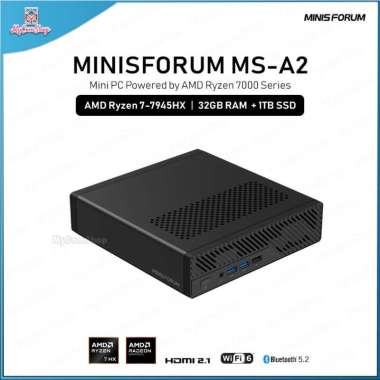 MINISFORUM MS-A2 MINI PC WORKSTATION RYZEN 7 7945HX 32GB RAM 1TB SDD AMD RADEON