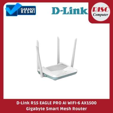 D-Link R15 EAGLE PRO AI WIFI-6 AX1500 Gigabyte Smart Mesh Router