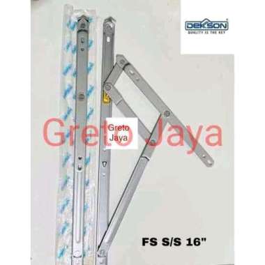 DEKSON Engsel Casement 8 10 12 14 16 20 24 inch in Kasemen Cesmen Kesmen Jendela Aluminium 20cm 25cm