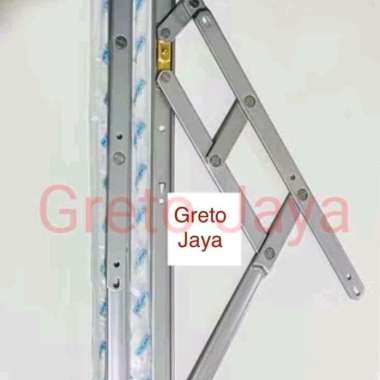 DEKSON Engsel Casement 8 10 12 14 16 20 24 inch in Kasemen Cesmen Kesmen Jendela Aluminium 20cm 25cm