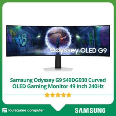 Samsung Odyssey G9 S49DG930 Curved OLED Gaming Monitor 49 Inch 240Hz hitam