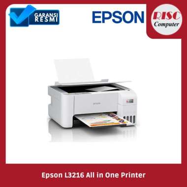 Epson L3216 All in One Printer Putih Print Scan Copy