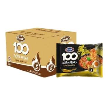 Promo Harga Gaga 100 Extra Pedas Kuah Jalapeno 75 gr - Blibli
