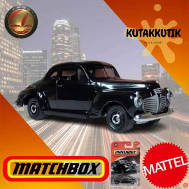 Matchbox Mobil Klasik Gangster 1941 Plymouth Coupe Hitam