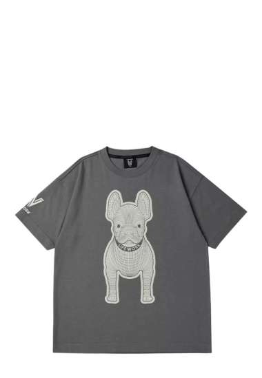 Silk Radog Short Sleeve Tshirt - Grey