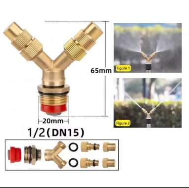 Sprayer Kuningan Nozzle 1/2β inch Dengan Filter Mesh Irigasi Untuk Spray Pestisida Fitting Irigasi F