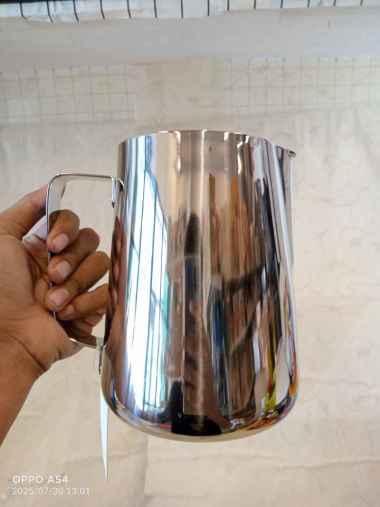Europa Stainless Steel Milk Jug Pot 1500ml Steam Milk Capacity 500ml
