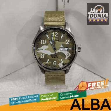 JAM TANGAN PRIA ALBA ORIGINAL ALBA AUTOMATIC JAM ALBA CLOTH ALBA AL4271 AL42 ALBA AUTOMATIC AL4271X1