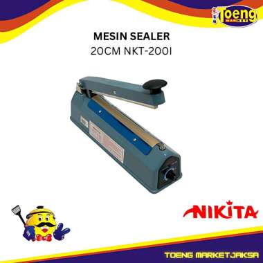 Impulse Sealer - Mesin Penyegel Dan Perekat Plastik - MESIN SEALER BODY PLAT 20CM NKT-200I NIKITA