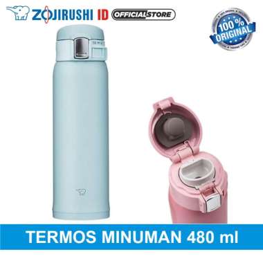 GRAFIR NAMA Zojirushi SM-SF48 Vacuum Mug Botol Minum Termos - 480mL Mint Blue