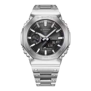Jam Tangan Pria Casio G-Shock GM-B2100SD-1ADR CasiOak Full Metal Digital Analog Dial Stainless Steel