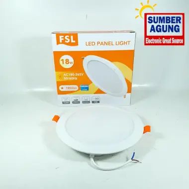 Led Panel Ib Jual Fsl Panel Led Ib Bulat 9w 6500k Inbow Bulat Cahaya Putih Hemat ...