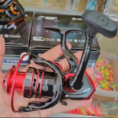 Reel pancing kolam harian Fugu Kenta 2000 Black Red