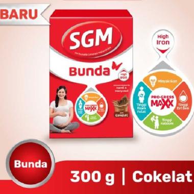 Promo Harga SGM Bunda Susu Ibu Hamil & Menyusui Cokelat 300 gr - Blibli