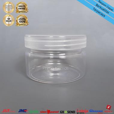 Toples plastik 300 ml - jar tabung - JR 300 ml Cap Natural