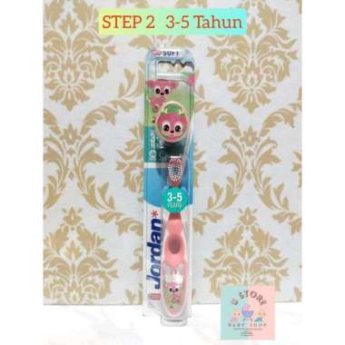 Sikat gigi Bayi Jordan Toothbush Kids step 1, Sikat gigi Anak Jordan step 2 / Jordan oral care Kids 