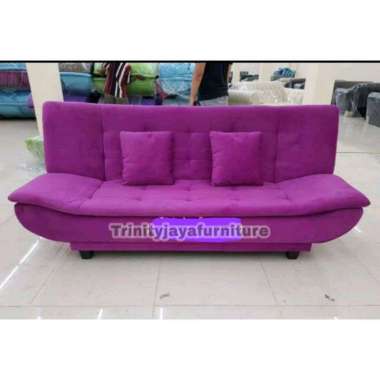 Sofa Bed Sofa Tamu Sofa santai Sofa Lipat Ungu