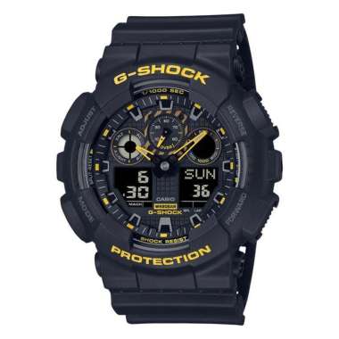 CASIO ORIGINAL - CASIO G-SHOCK GA-100CY-1ADR - JAM TANGAN PRIA JAM PRIA NG - RESIN G SHOCK GSHOCK CA