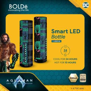Aquaman LED Bottle Digital (Termos Suhu Temperatur)