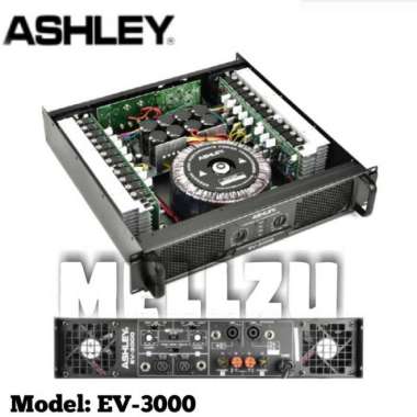 Power Ashley EV3000 Amplifier Ashley EV 3000 Original Multicolor