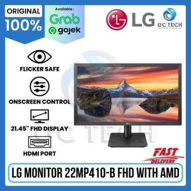 Monitor LG 22MP410-B 21.45'' 22inch Full HD Display with AMD FreeSync Monitor PC Komputer Original G