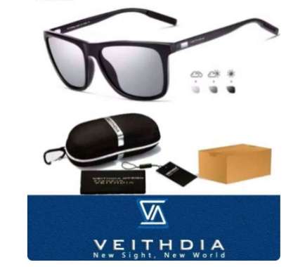 kacamata kaca mata hitam lensa polaroid polarized photocromic Veithdia 6108 pria wanita