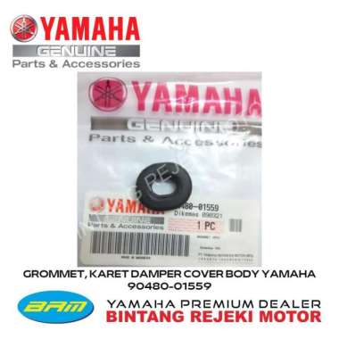 GROMMET, KARET DAMPER COVER BODY YAMAHA 90480-01559