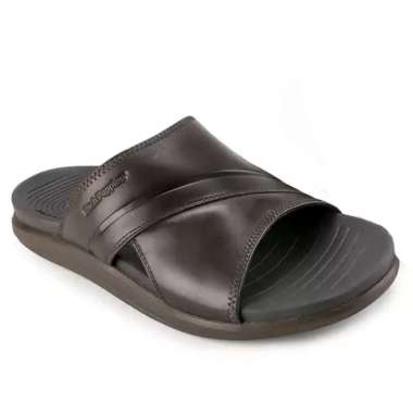 HM24 SANDAL PRIA HUSH PUPPIES ORIGINAL SENDAL SLIDE BRANDED KULIT ASLI ORI COKLAT BROWN