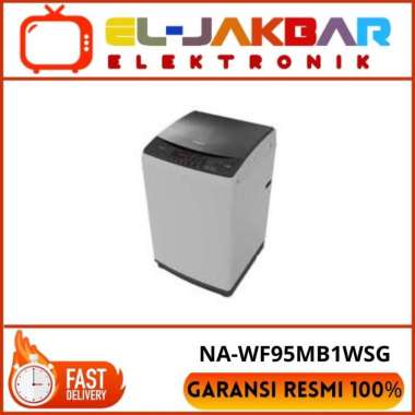 Panasonic mesin cuci 1 tabung NA F95MB1WSG / NA- F95MB1WSG / 9kg