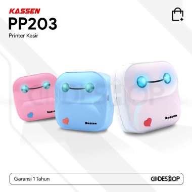 Kassen PP203 Peripage Mini Pocket Printer Thermal Bluetooth Receipt