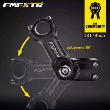 Adjusment Stem HandleBar FMF XTR Alluminium Alloy stang sepeda MTB