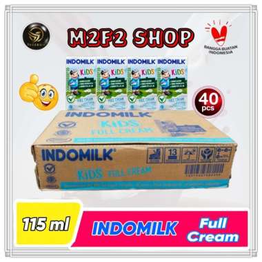 Promo Harga Indomilk Susu UHT Kids Full Cream 115 ml - Blibli