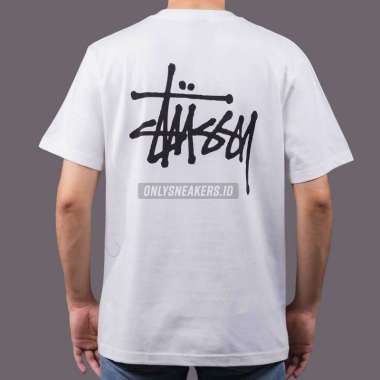 STUSSY BASIC STUSSY WHITE TEE (100% AUTHENTIC) XL